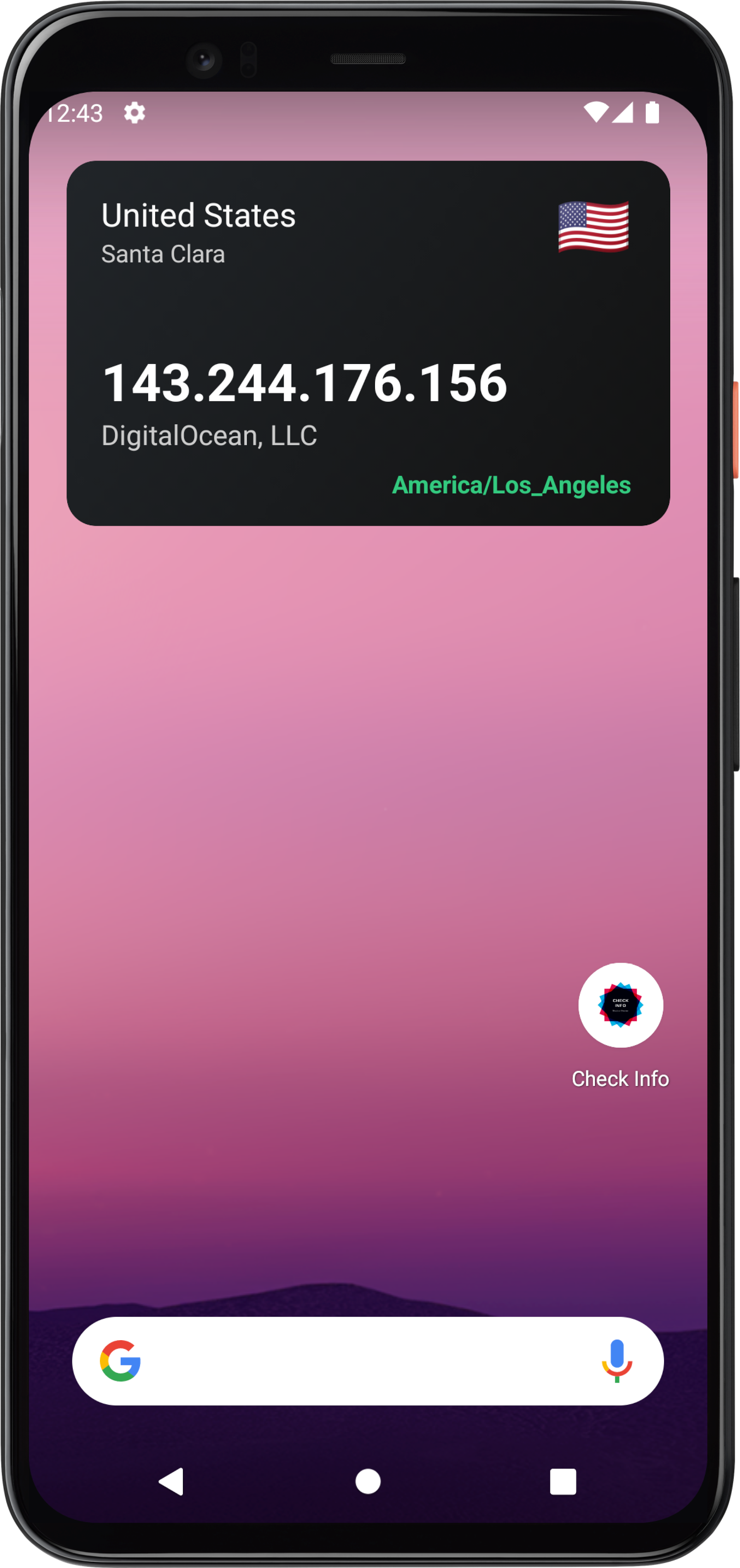IP Info Widget
