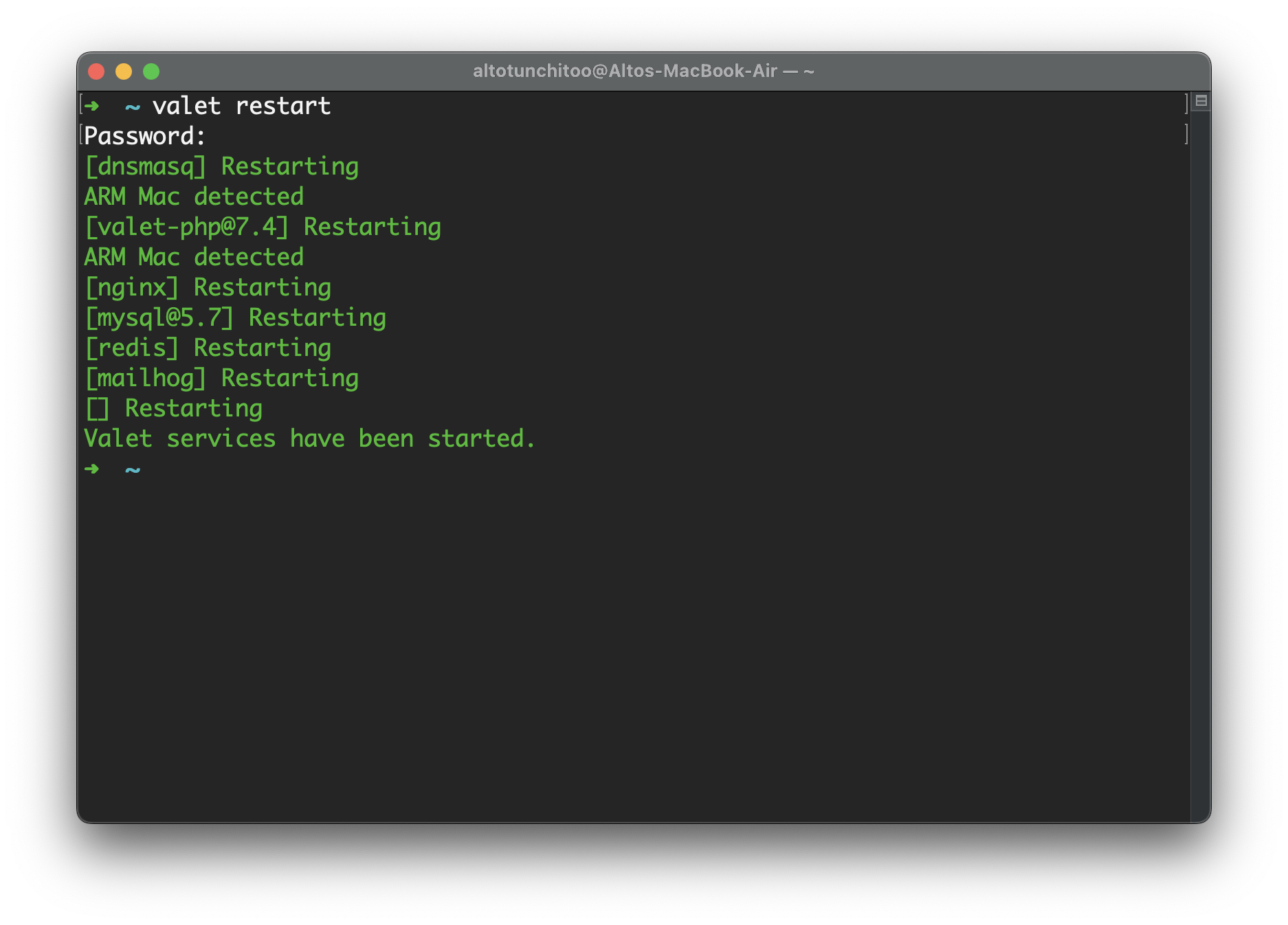 How to install valet plus on M1 Mac